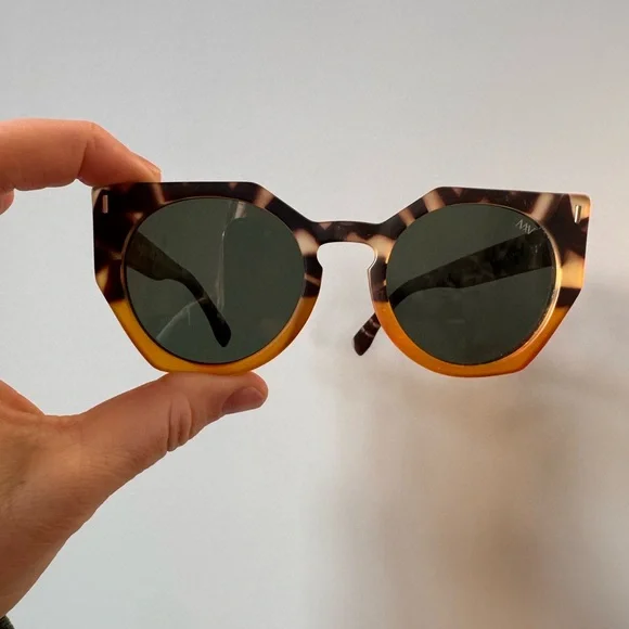 MATT&NAT MULE - LEOPARD ROUND SUNGLASSES - Picture 3 of 11